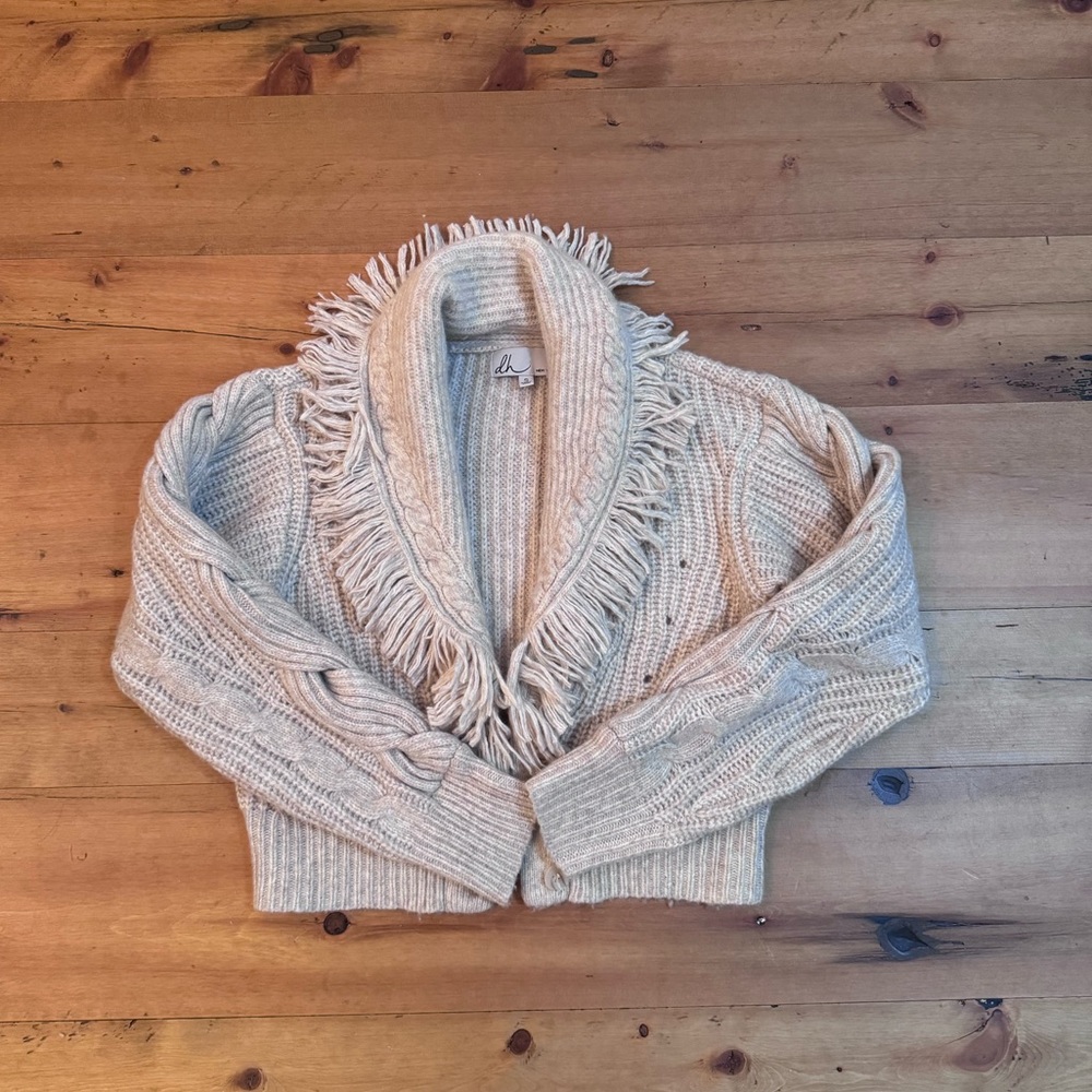 Anthropology dh New York Mika Fringe Cardigan